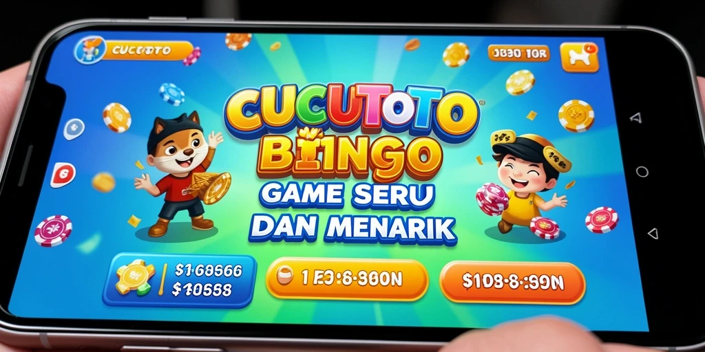 Screenshot gameplay seru dari CUCUTOTO yang menggambarkan suasana Bingo.