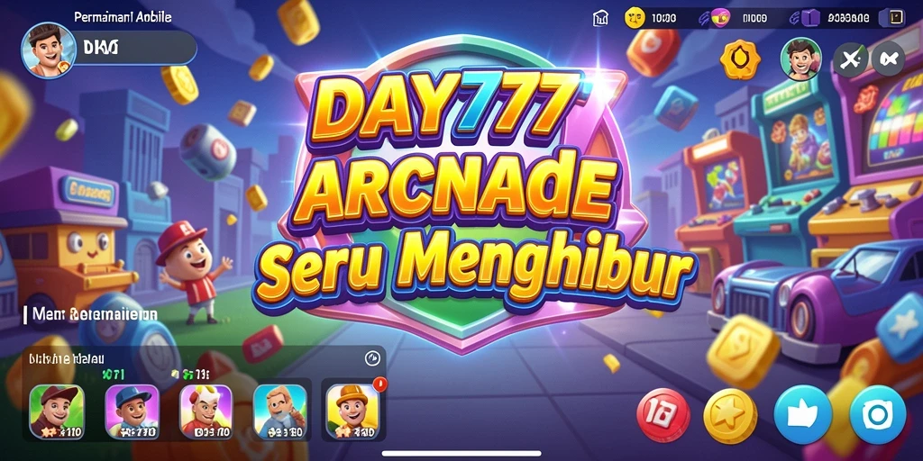 Tampilan gameplay Arcade yang seru dan mengasyikkan di DAY777.