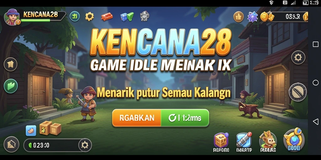 Screenshot gameplay KENCANA28 menampilkan suasana Idle yang seru.