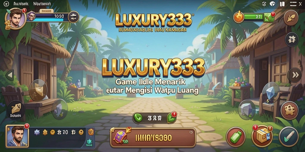 Tangkapan layar LUXURY333 menampilkan gameplay Idle yang menarik.