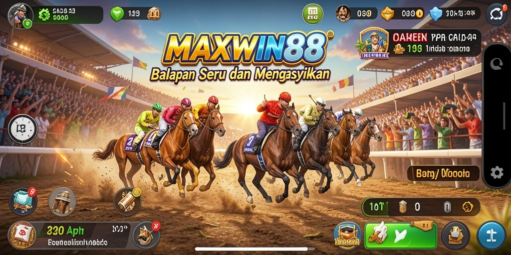 Gameplay seru di MAXWIN88 dengan mobil balap yang mengesankan.