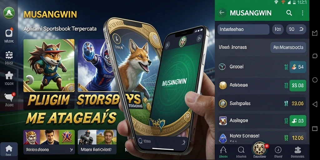 Tampilan utama aplikasi MUSANGWIN yang menarik dan informatif.