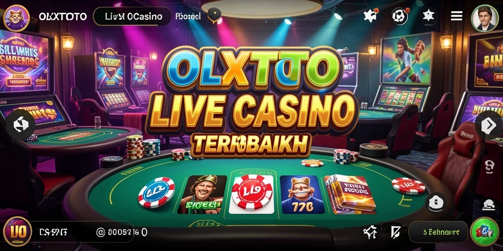 Tampilan gameplay Live Casino yang menakjubkan dan interaktif.