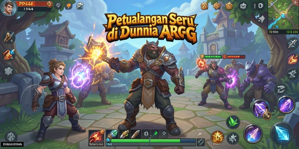 Tampilan gameplay ARPG yang memikat dalam PP444.