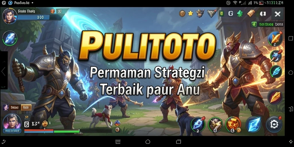 Tampilan gameplay PULITOTO dengan strategi mendalam.
