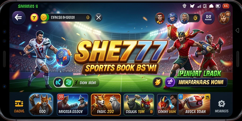 Tampilan menarik dari gameplay <strong>SHE777</strong> saat bertaruh di berbagai olahraga.