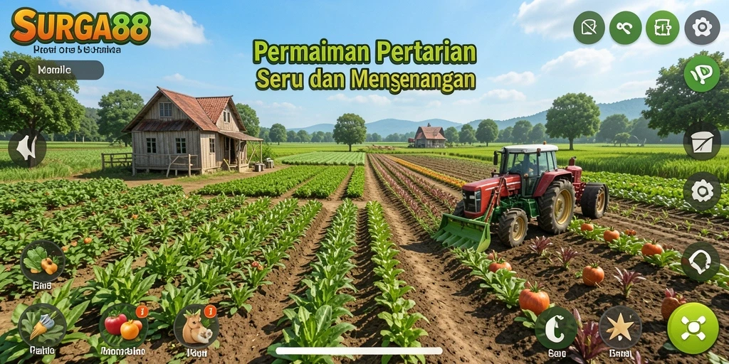 Tampilan menarik dari gameplay SURGA88 yang penuh warna.